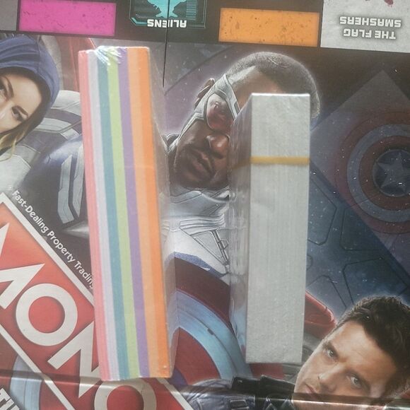 Monopoly Marvel Studios The Falcon and The Winter Soldier Board Game NEW - Picture 3 of 5